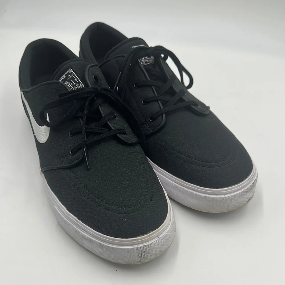 Nike Stefan Janoski Air Max SB Skateboard Black White 615457-016 Sz 12